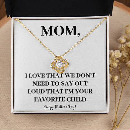 Happy Mother's Day - Beautiful Ne Love Knot Necklace