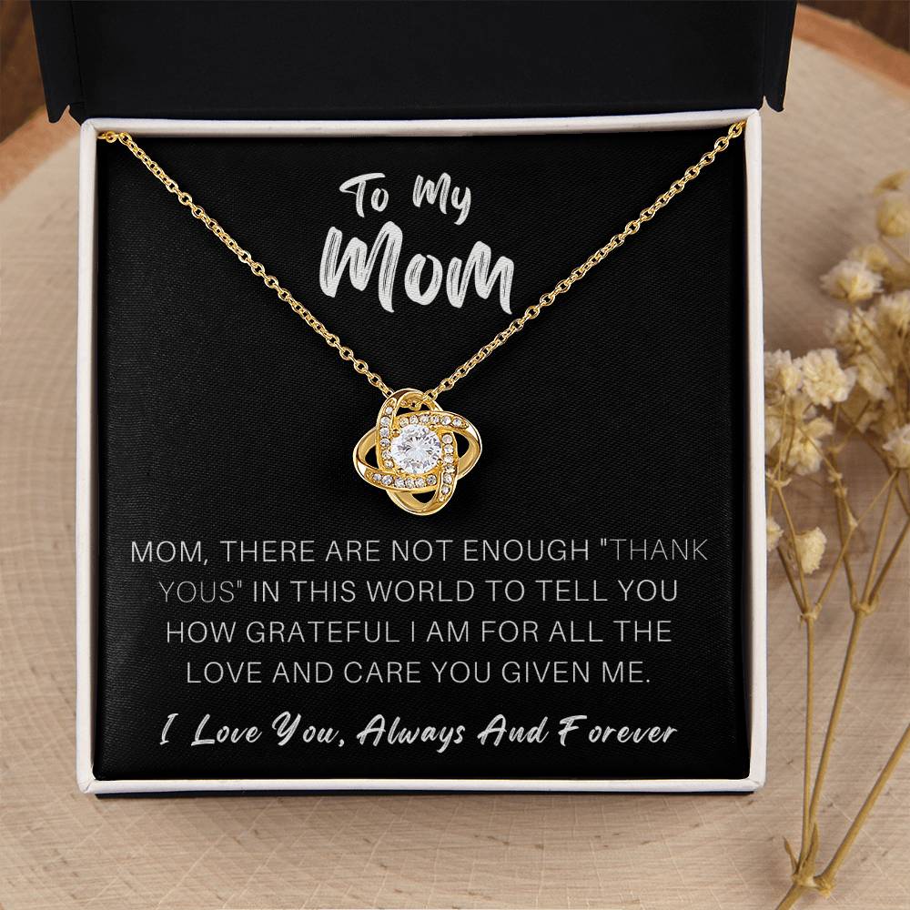 Mother's Day Happy Birthday Or Just To Say Mom I Love You - 19 Love Knot Necklace