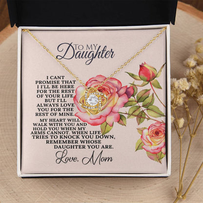 Love Knot Necklace For Daughter 2 Love Knot Necklace