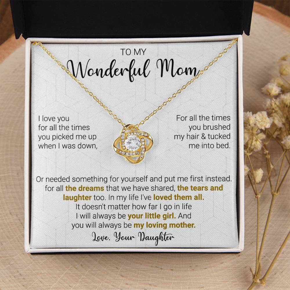 Gift For Mom - The Lau Love Knot Necklace