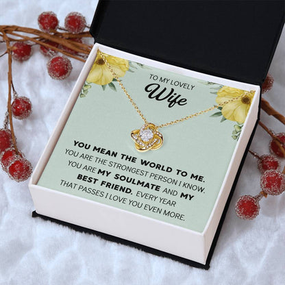Silver Small Heart Cubic Zirconia Pendant Necklace Gift For Wife Sentimental Gifts For Mothers Day Gift For Wife Wife Anniversary Birthday Love Knot Necklace