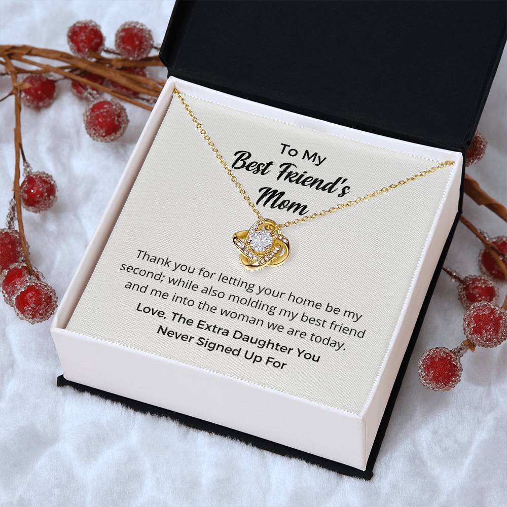 Best Friend's Mom Ne Love Knot Necklace