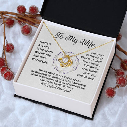 Delivery By Mother's Day Wf030   Gift Fo Love Knot Necklace
