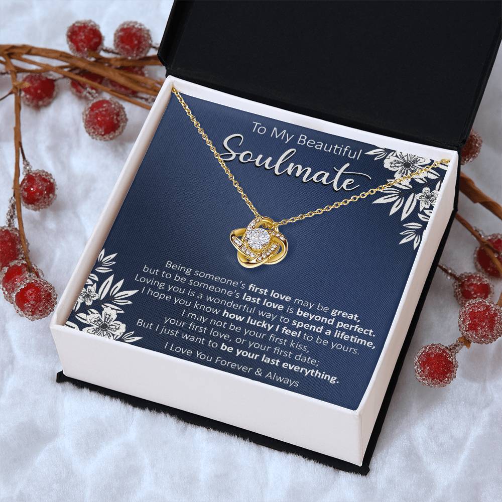 Gift For Your Soulmate - A Life Time - Love Knot Love Knot Necklace