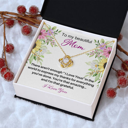 Mother's Day Happy Birthday Or Just To Say I Love You - 17 Love Knot Necklace