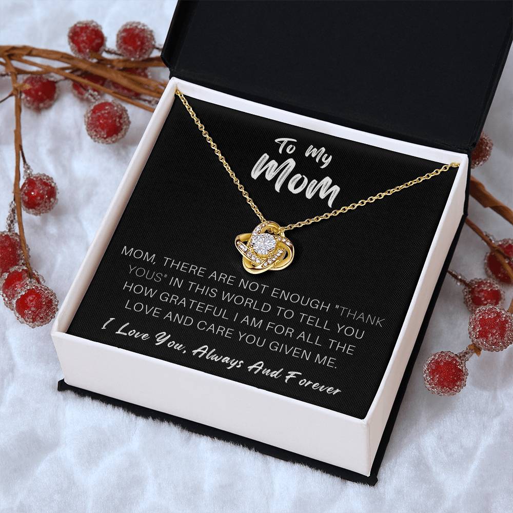 Mother's Day Happy Birthday Or Just To Say Mom I Love You - 19 Love Knot Necklace