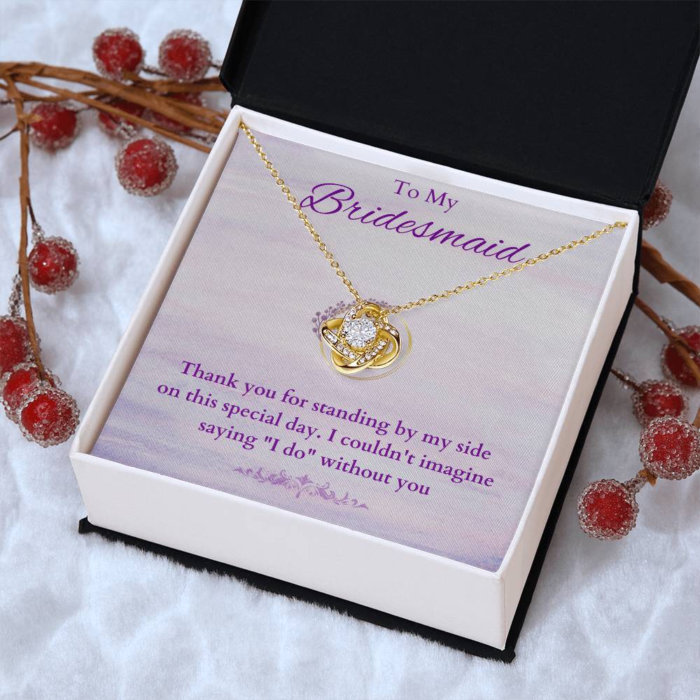 Bridesmaid v1 - Love Knot Necklace