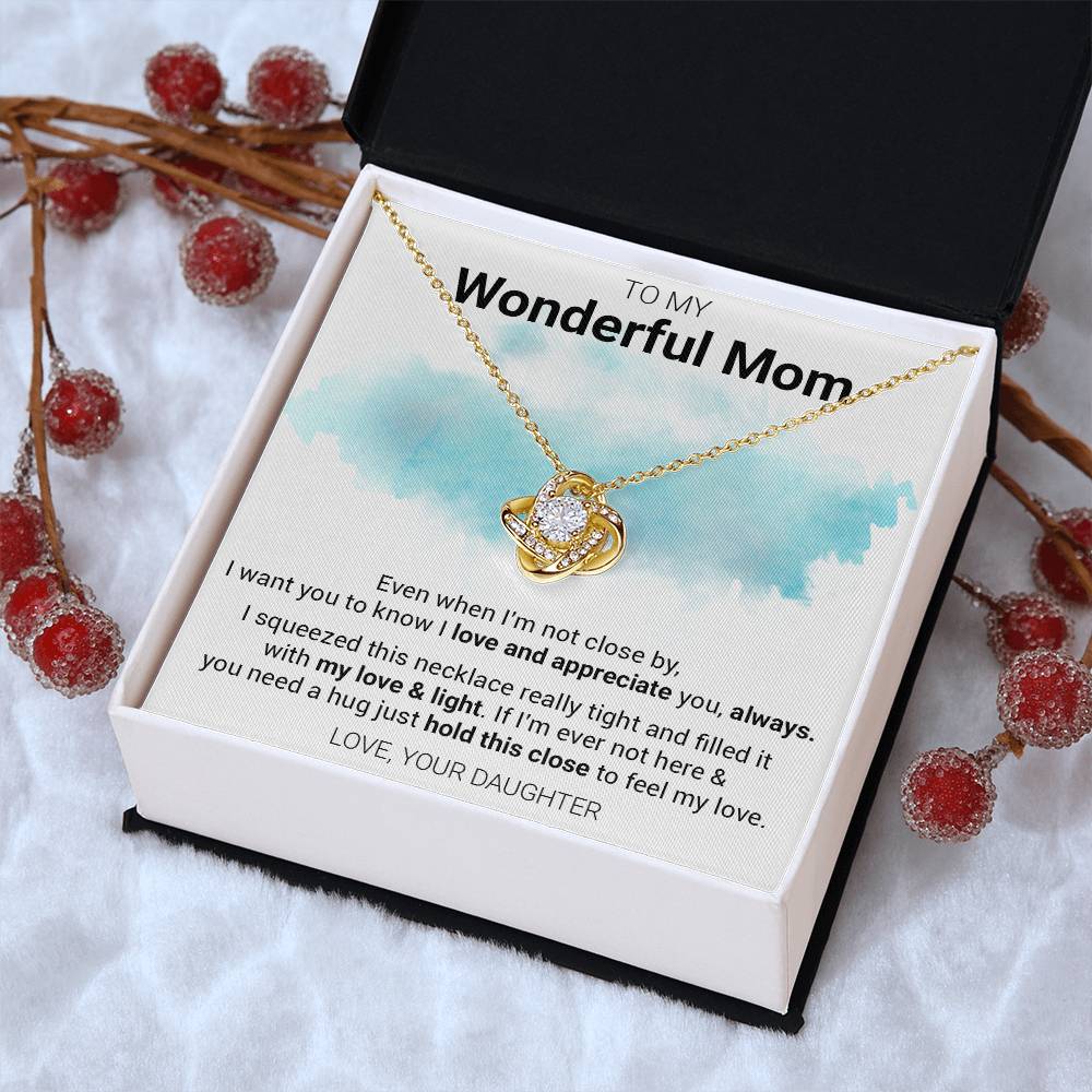 Gift For Mom - Always - Love Knot Love Knot Necklace