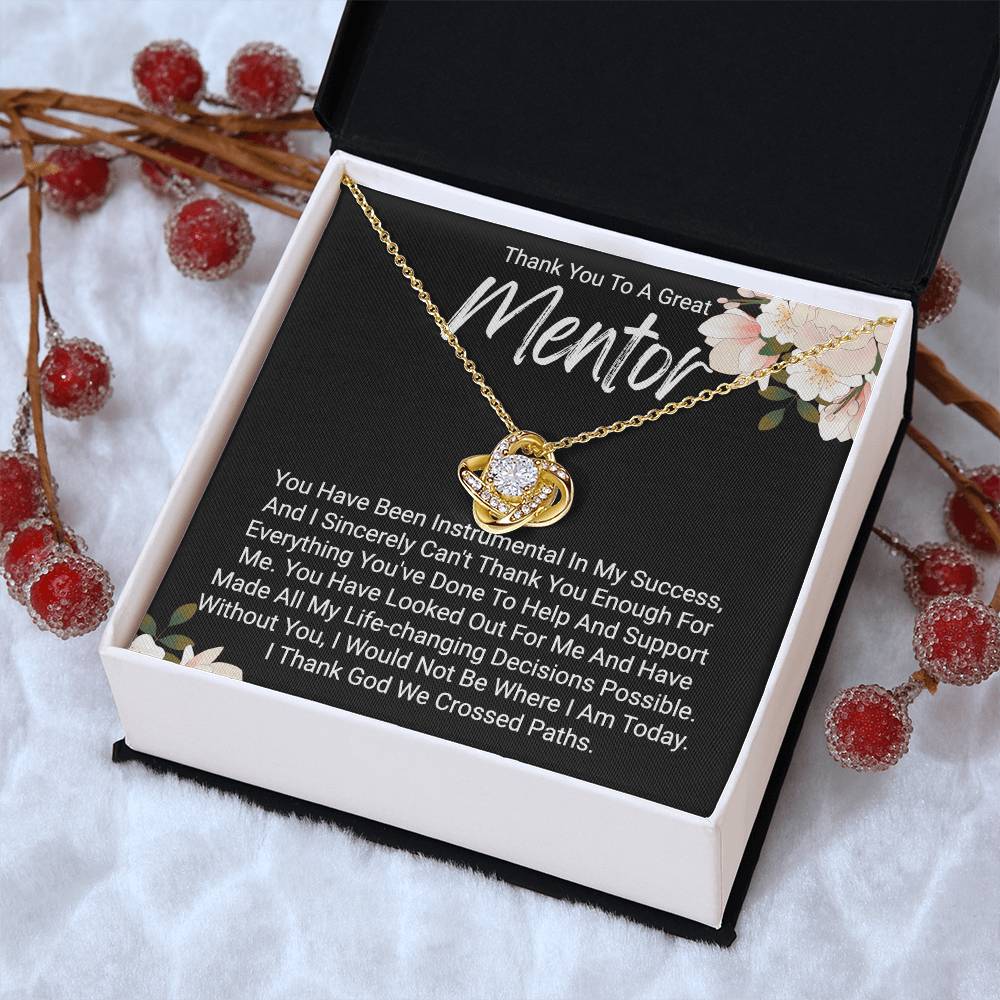 Mentor Gift - Love Knot Necklace Love Knot Necklace