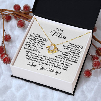 Gift For Mom From Daughter Son Mother's Day Gift For Mom Necklace For Mom Mother's Day Necklace For Mom From Daughter Son Kids Love Knot Necklace