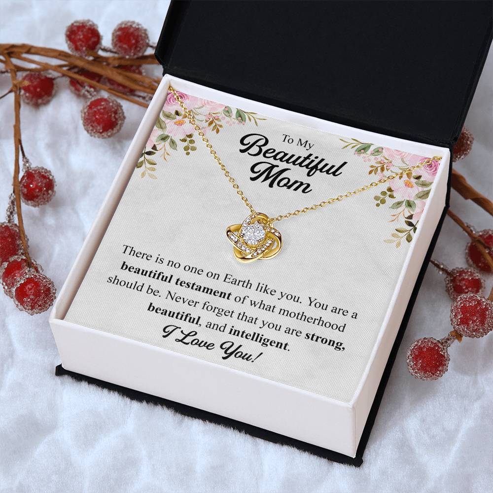 Mothers Day Gift From Daughter Mother Of The Groom Gift From Son Presents For Mom Birthday Sentimental Jewelry Necklace For Mom 3 Love Knot Necklace