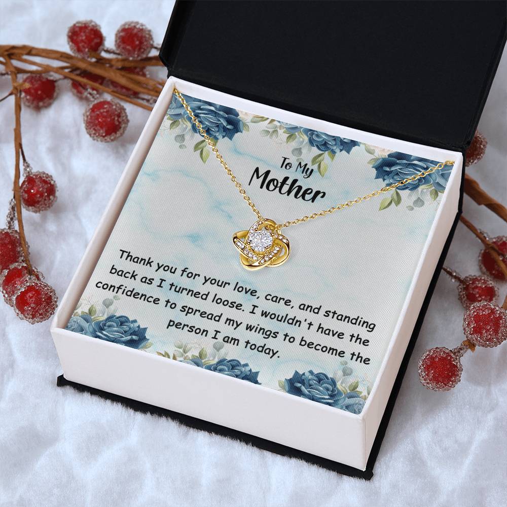 Mother's Day Happy Birthday Or Just To Say Thank You Mom -18 Love Knot Necklace