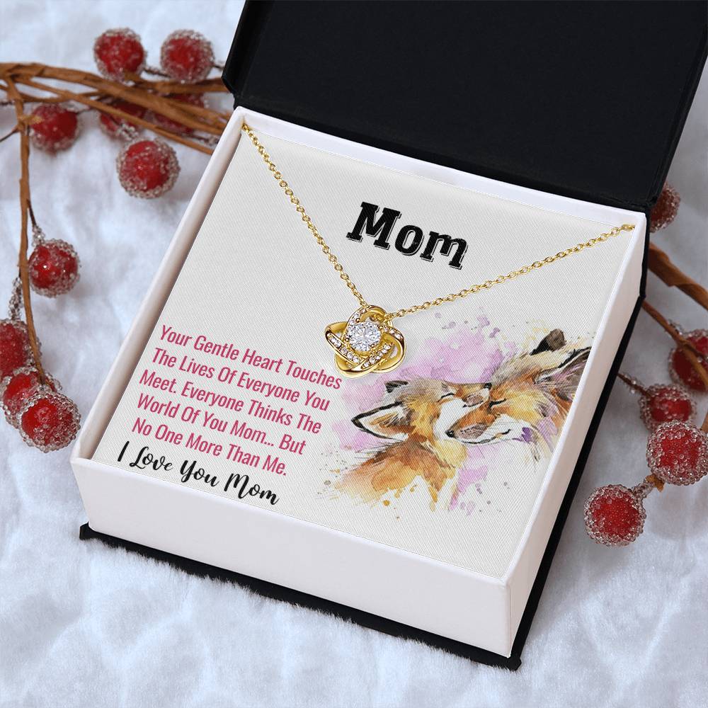 Mother's Day Mom's Birthday Or Just Time To Say I Love You Mom - 12 Love Knot Necklace