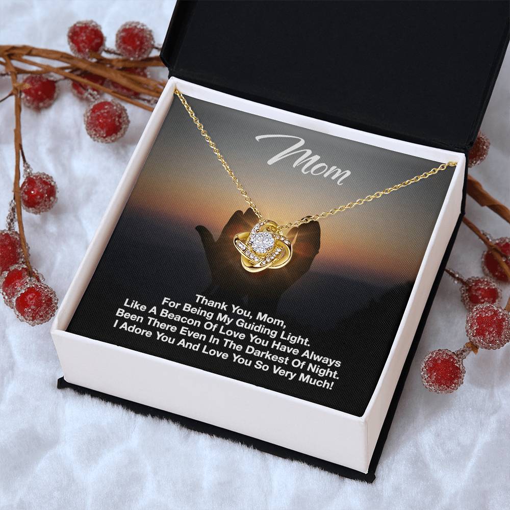 Thank You Love Knot Necklace