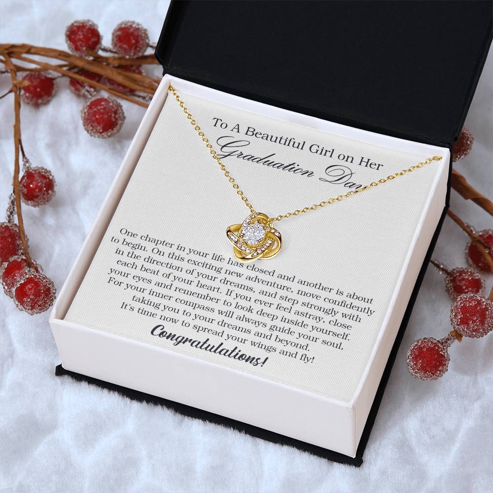 Graduation Gift For Her College Graduation Gift For Her High School Senior Graduation Class Of 2022 Love Knot Necklace