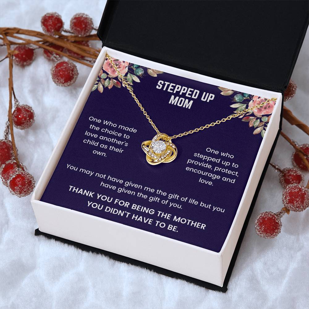 Stepped Up Mom - Love Knot Necklace