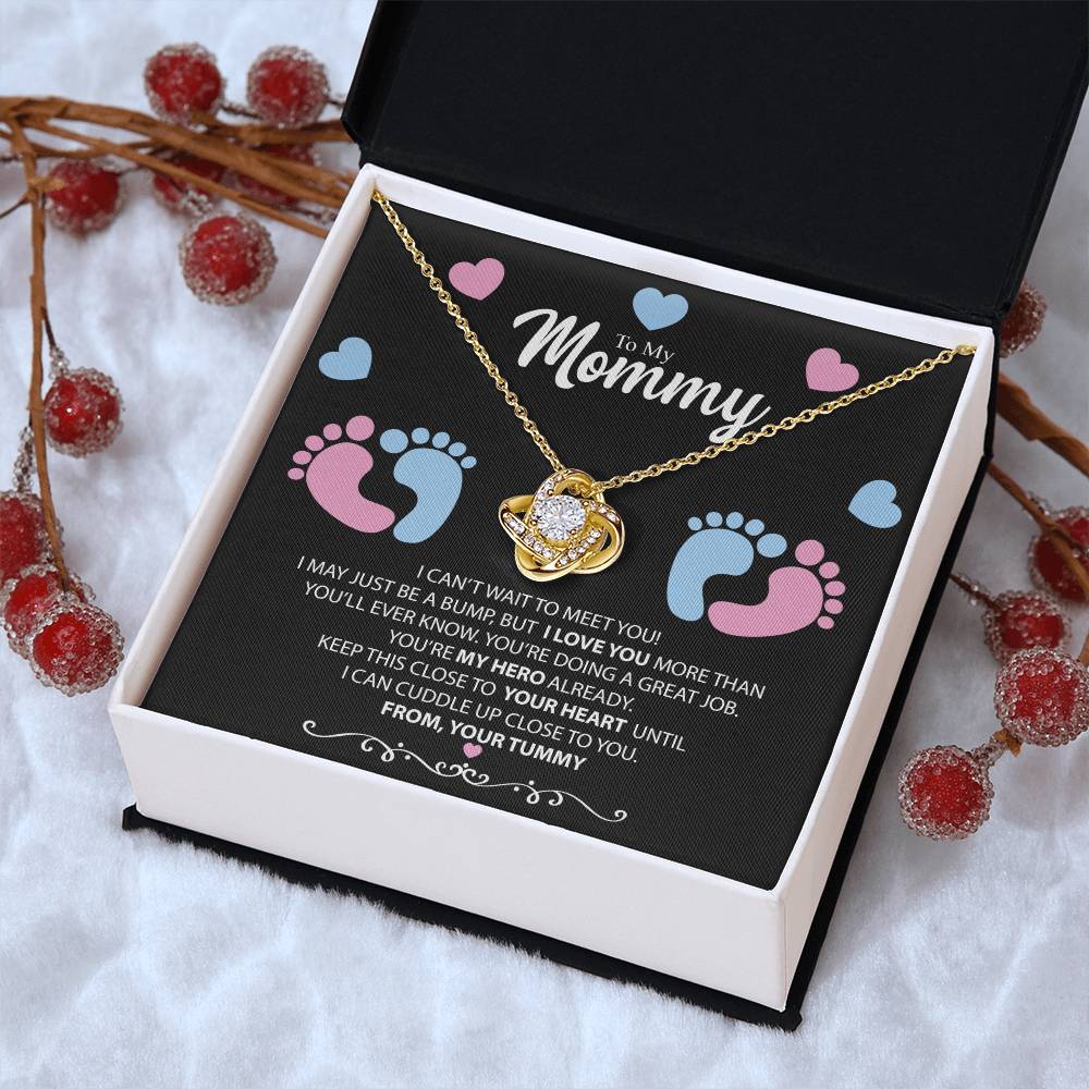 Shineon20220405-Mom0003 - To My Mommy - Love Knot Necklace Love Knot Necklace