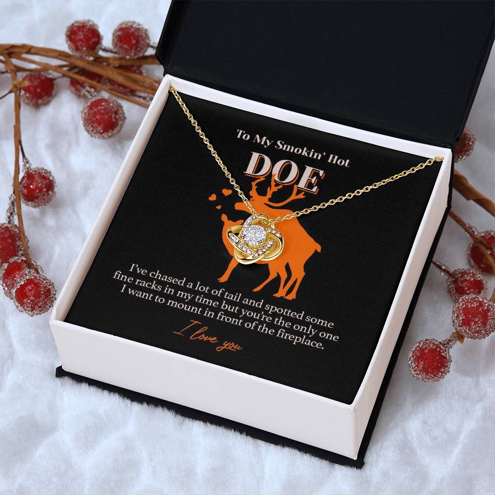 Love Knot Necklace For Your Doe Love Knot Necklace