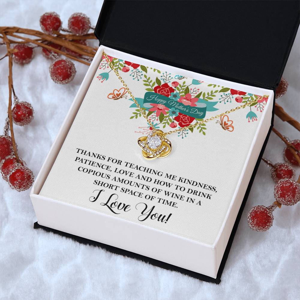 Thanks For Teaching Me - Love Knot Necklace Love Knot Necklace