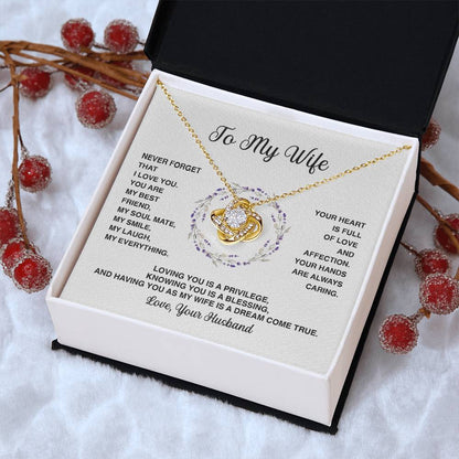 Delivery By Mother's Day Wf025   Gift Fo Love Knot Necklace