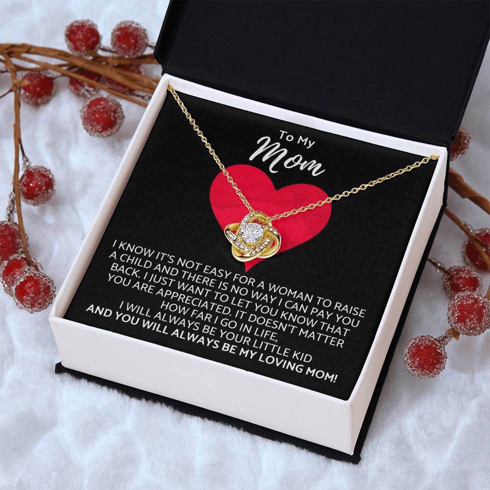 Premium Mother's Day Necklace Customize Gift For Your Loving Mom! ?? Love Knot Necklace