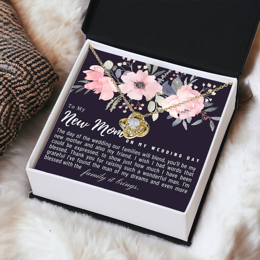 Mother In Law Wedding Gift Mother Of The Groom Gift From Bride Mom In Law Wedding Gift Mom In Law Gift From Bride Heartfelt Jewelr Love Knot Necklace