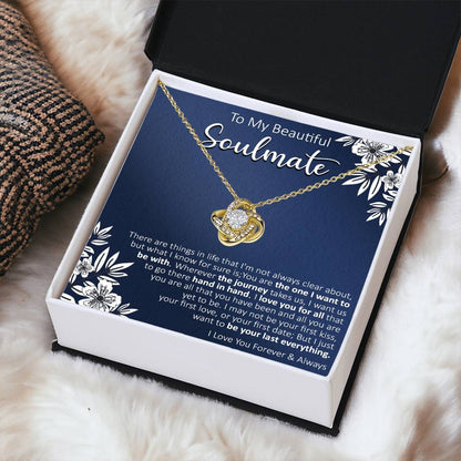 Gift For Your Soulmate - For Sure - Love Knot Love Knot Necklace