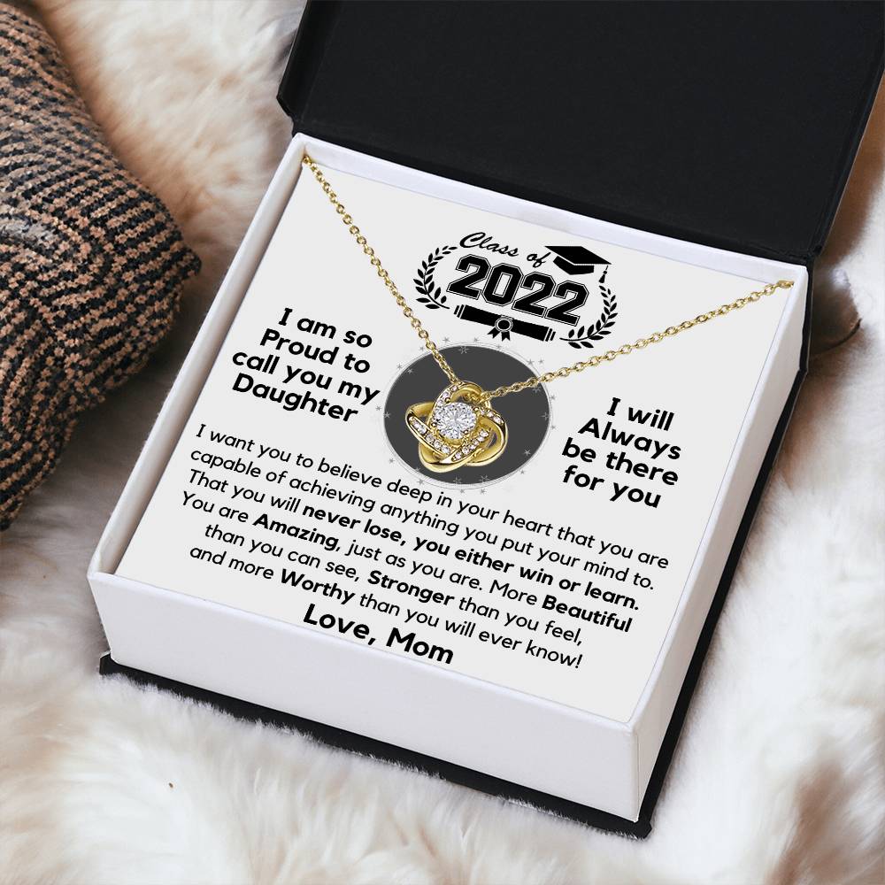 Just Released Class Of 2022 - Graduation Gift Necklace Fr Love Knot Necklace