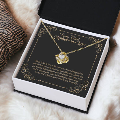 To My Future Mother In Law Love Knot Necklace