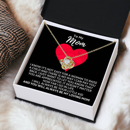 Premium Mother's Day Necklace Customize Gift For Your Loving Mom! ?? Love Knot Necklace