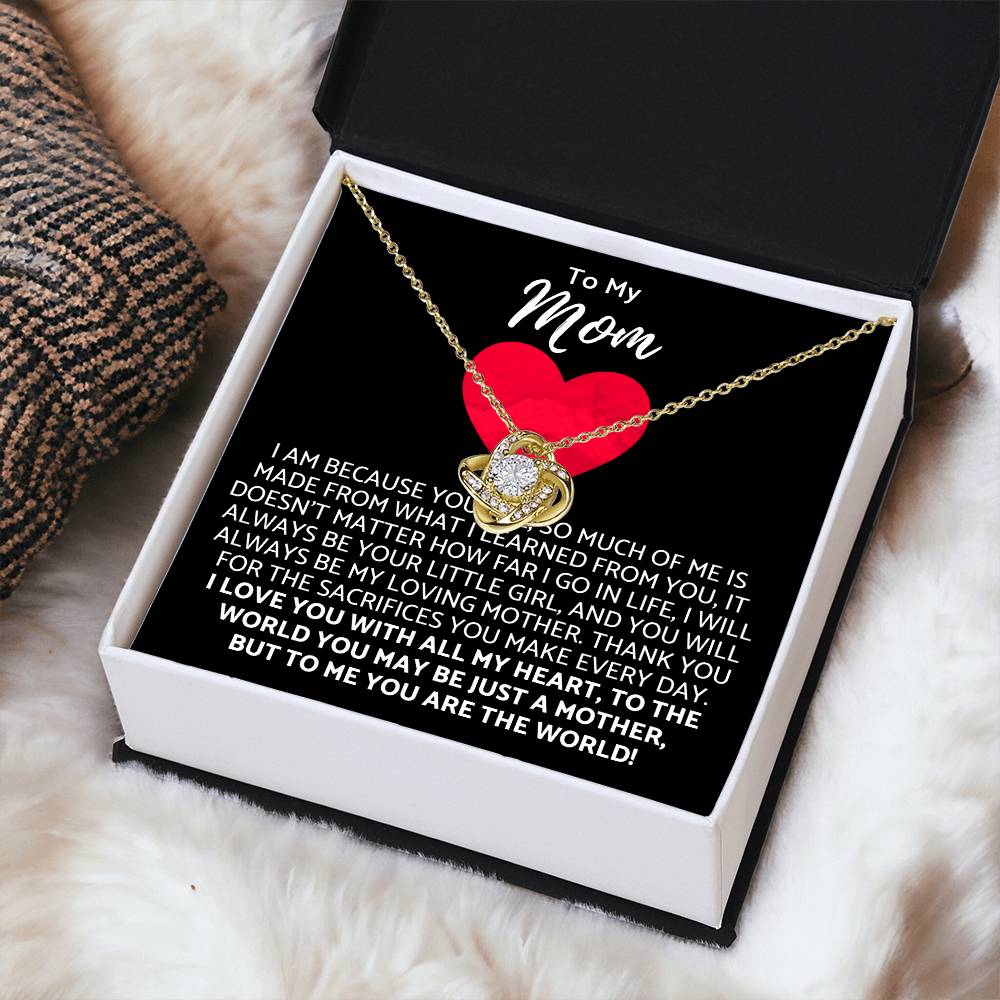 Premium Mother's Day Necklace Customize Gift For Your Loving Mom! ?? 3 Love Knot Necklace