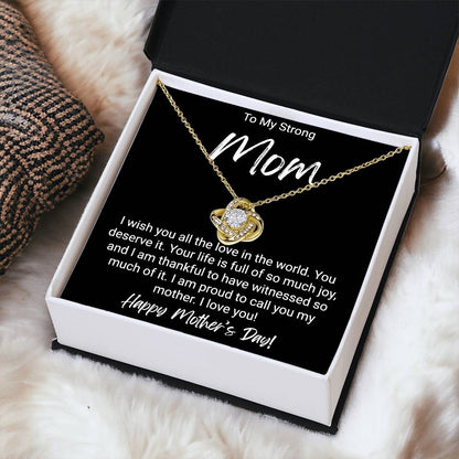 Mother's Day Gift For Mom - Love Knot Necklace Love Knot Necklace