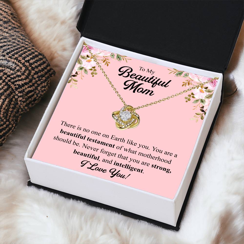 Mothers Day Gift From Daughter Mother Of The Groom Gift From Son Presents For Mom Birthday Sentimental Jewelry Necklace For Mom 2 Love Knot Necklace