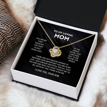 Mom - You're The Wo Love Knot Necklace
