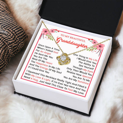 To Granddaughter Love Knot Necklace Love Knot Necklace