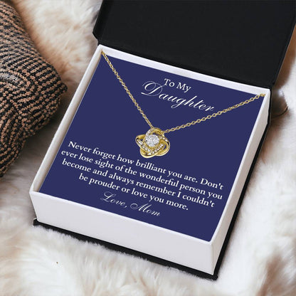 Happy Birthday Or Just To Say I Love You -  - Love Knot Necklace