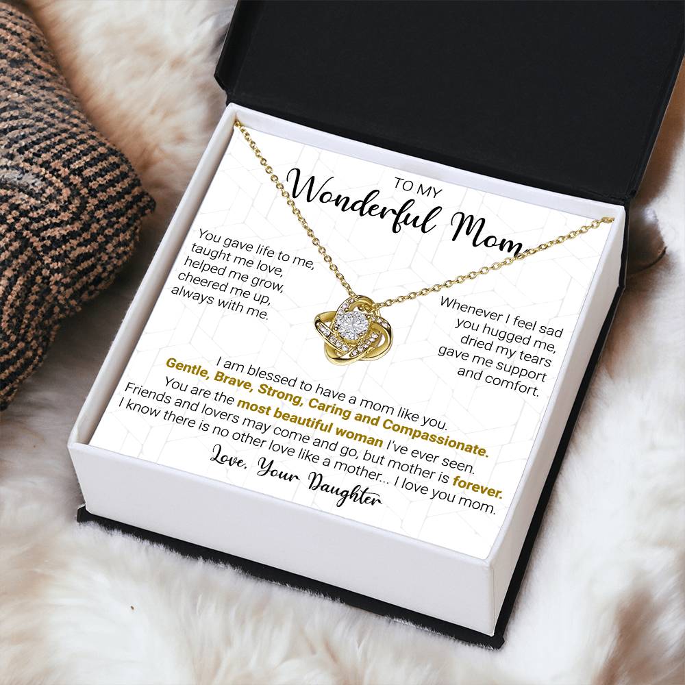 Gift For Mom - Cheer Me Up - Love Knot Love Knot Necklace