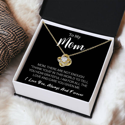 Mother's Day Happy Birthday Or Just To Say I Love You Mom Love Knott Necklace - 20 Love Knot Necklace