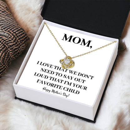 Happy Mother's Day - Beautiful Ne Love Knot Necklace