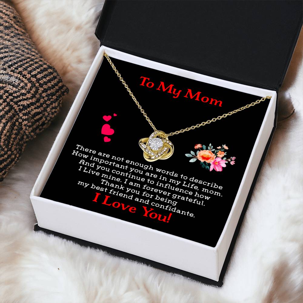 Gift For Mom - Love Knot Necklace 6 Love Knot Necklace
