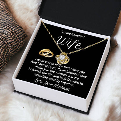 Gift For Wife Ideas - Love Knot Necklace Love Knot Necklace