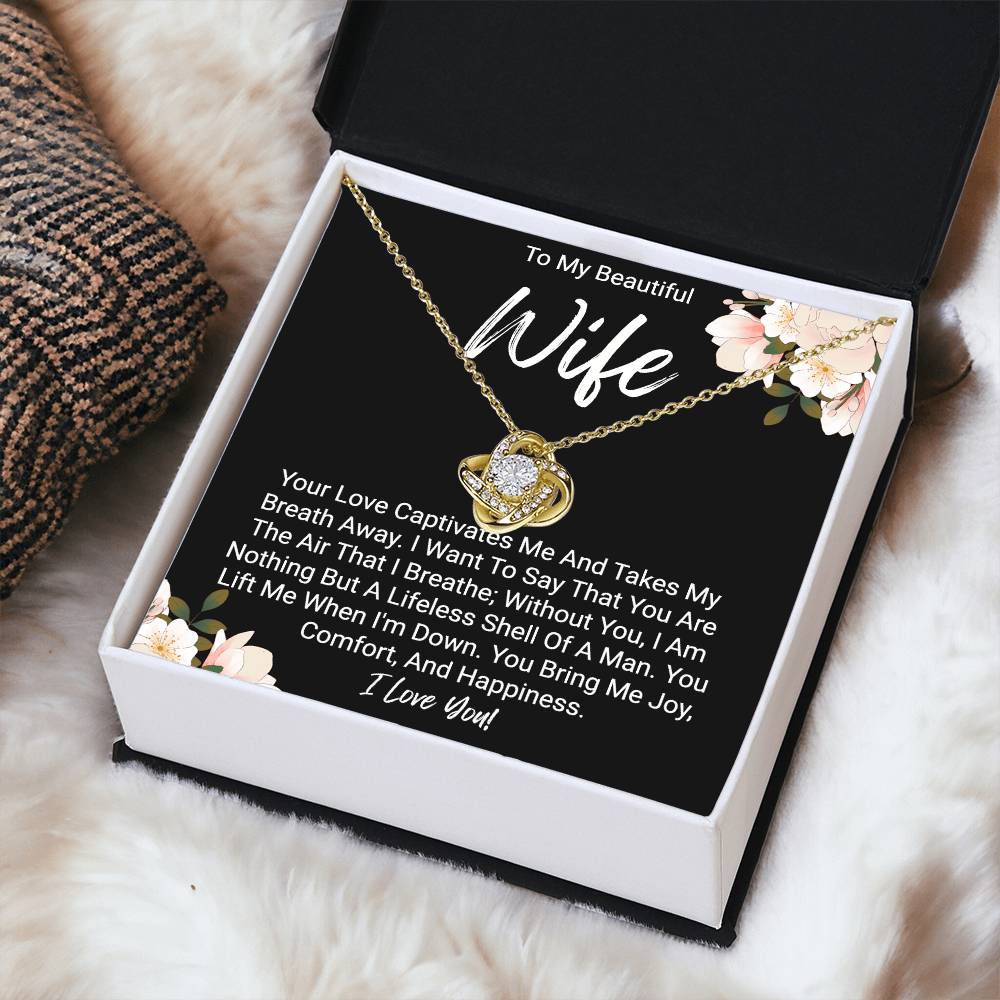 Gift For Wife - Love Knot Necklace 1 Love Knot Necklace