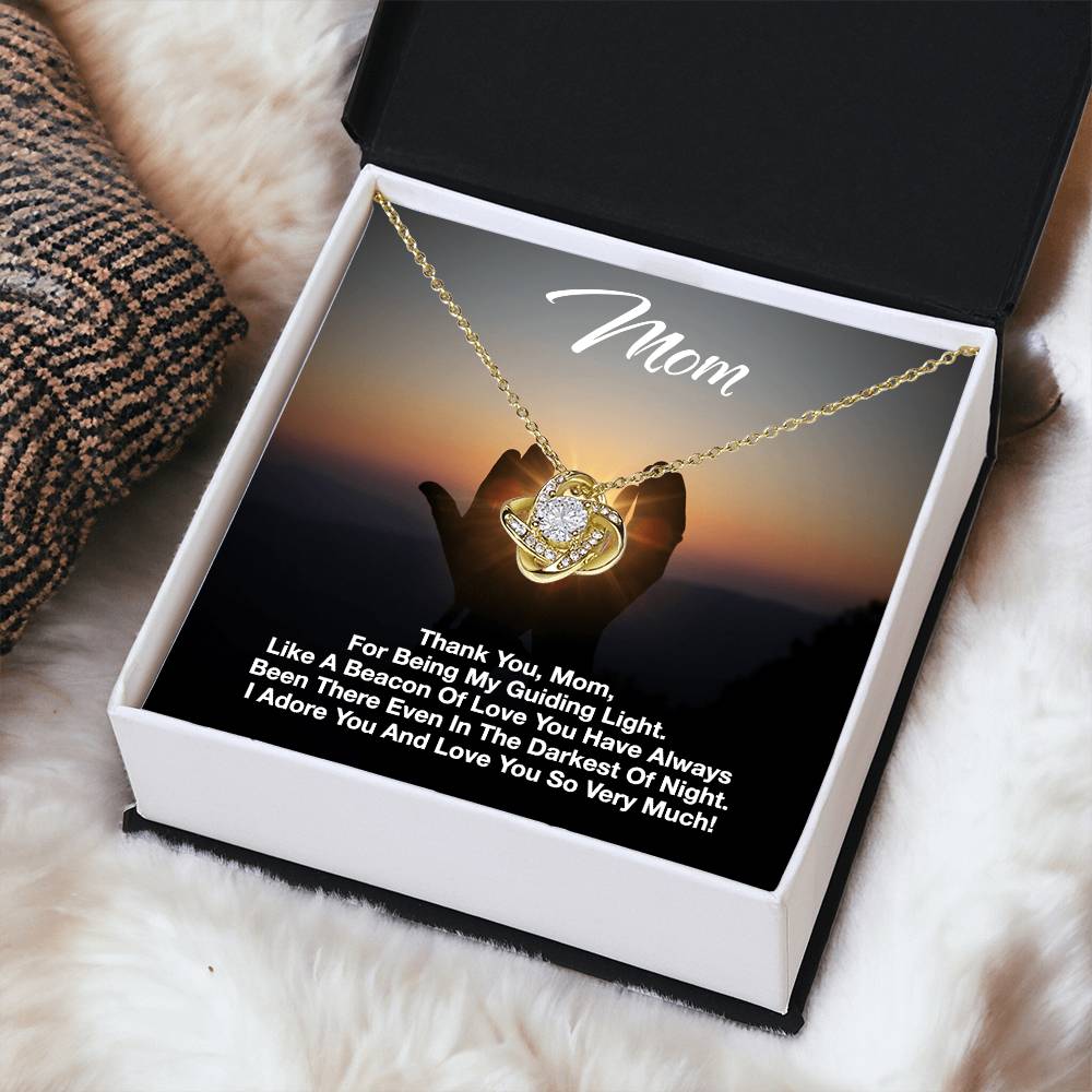 Thank You Love Knot Necklace