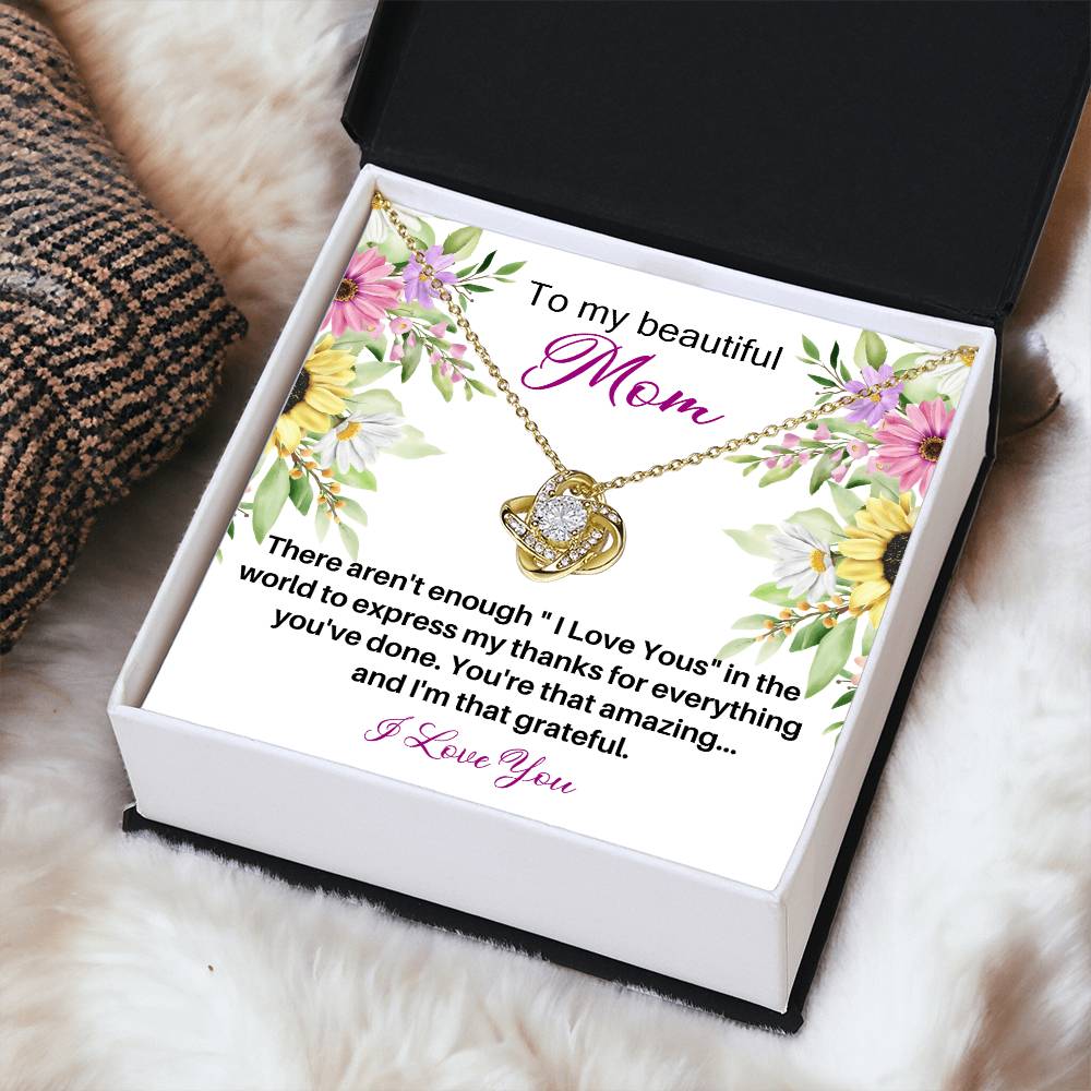 Mother's Day Happy Birthday Or Just To Say I Love You - 17 Love Knot Necklace