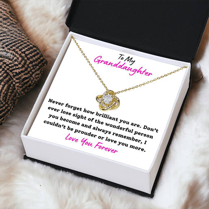 Happy Birthday Or Just To Say - Love Knot Necklace