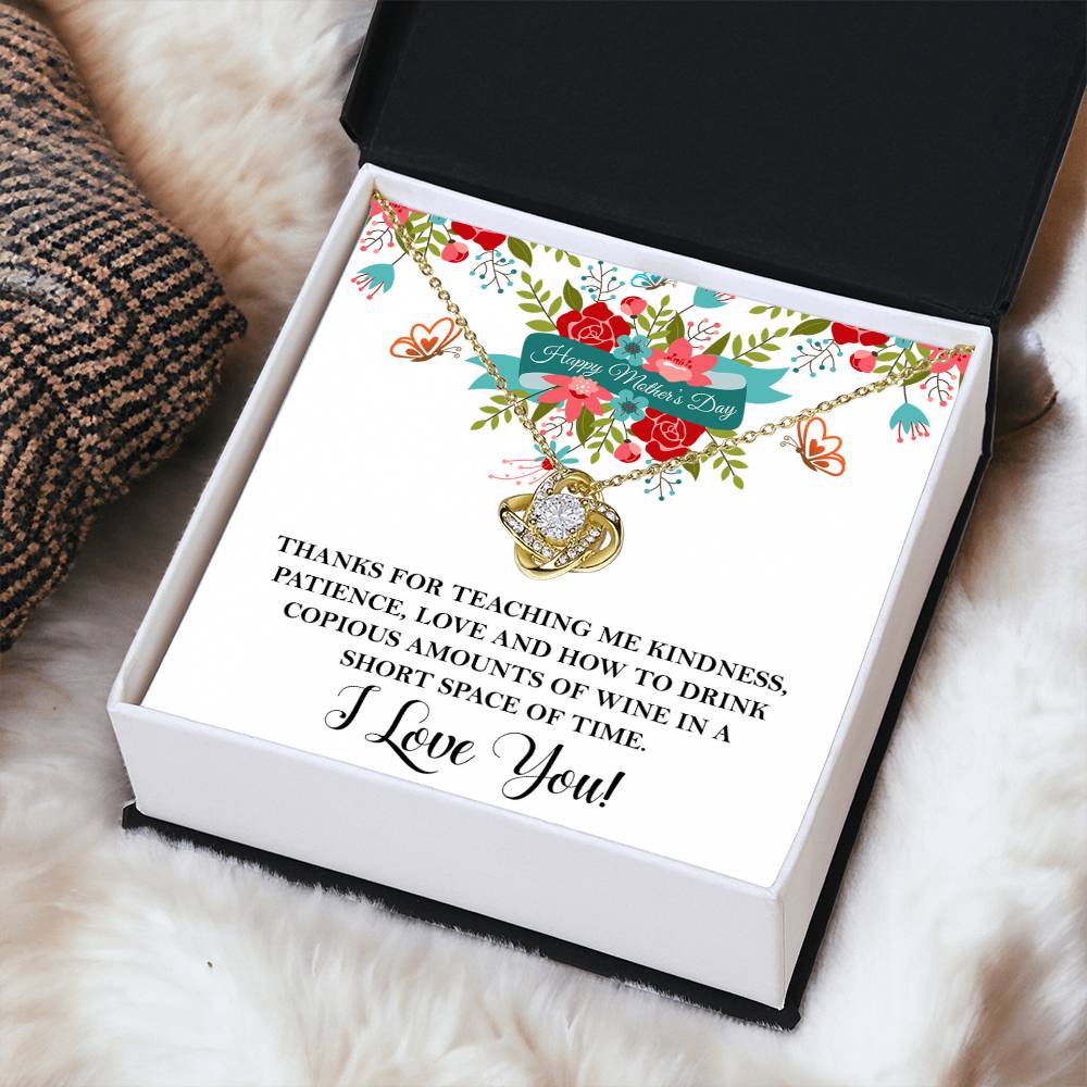 Thanks For Teaching Me - Love Knot Necklace Love Knot Necklace