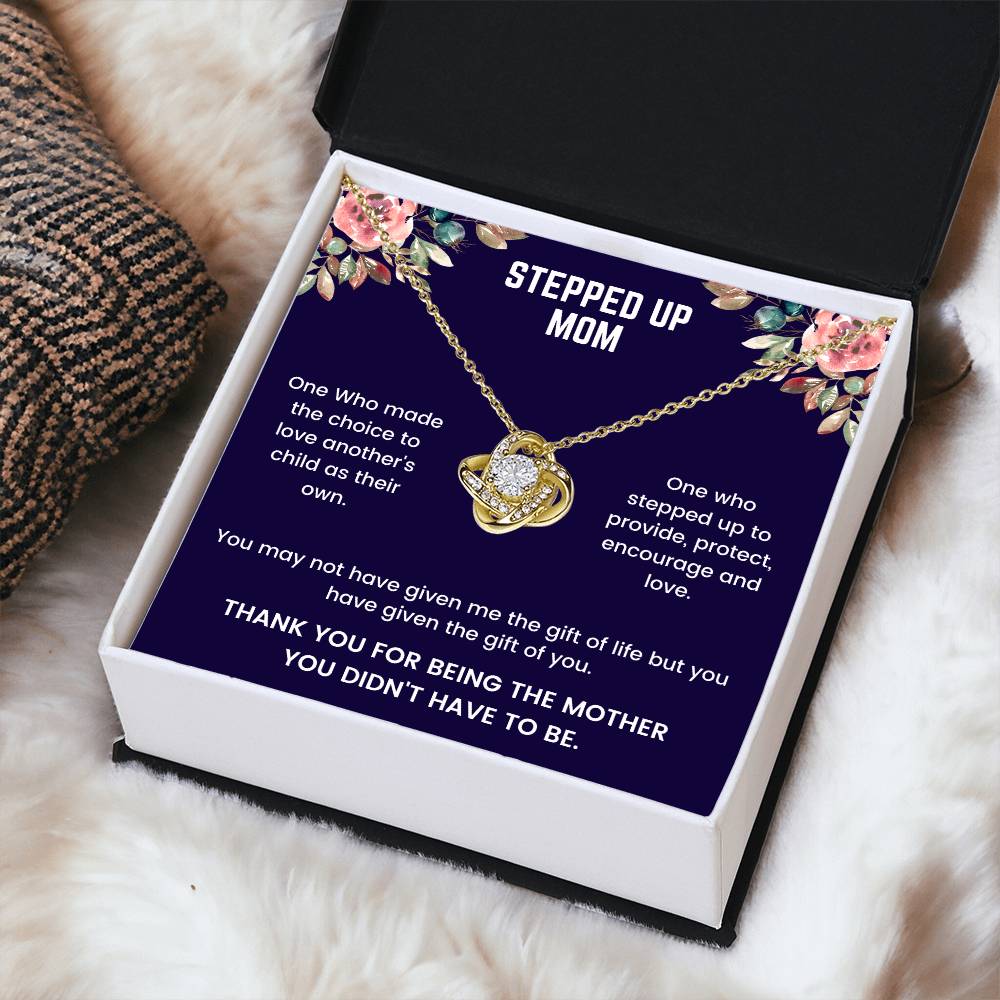 Stepped Up Mom - Love Knot Necklace