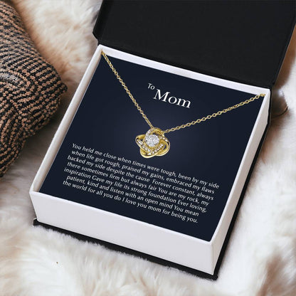 Forever Constant Love Knot Necklace