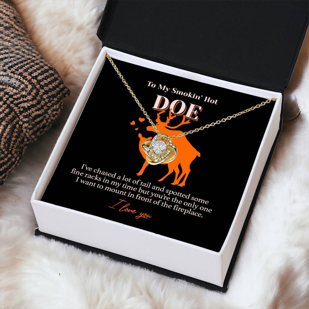 Love Knot Necklace For Your Doe Love Knot Necklace