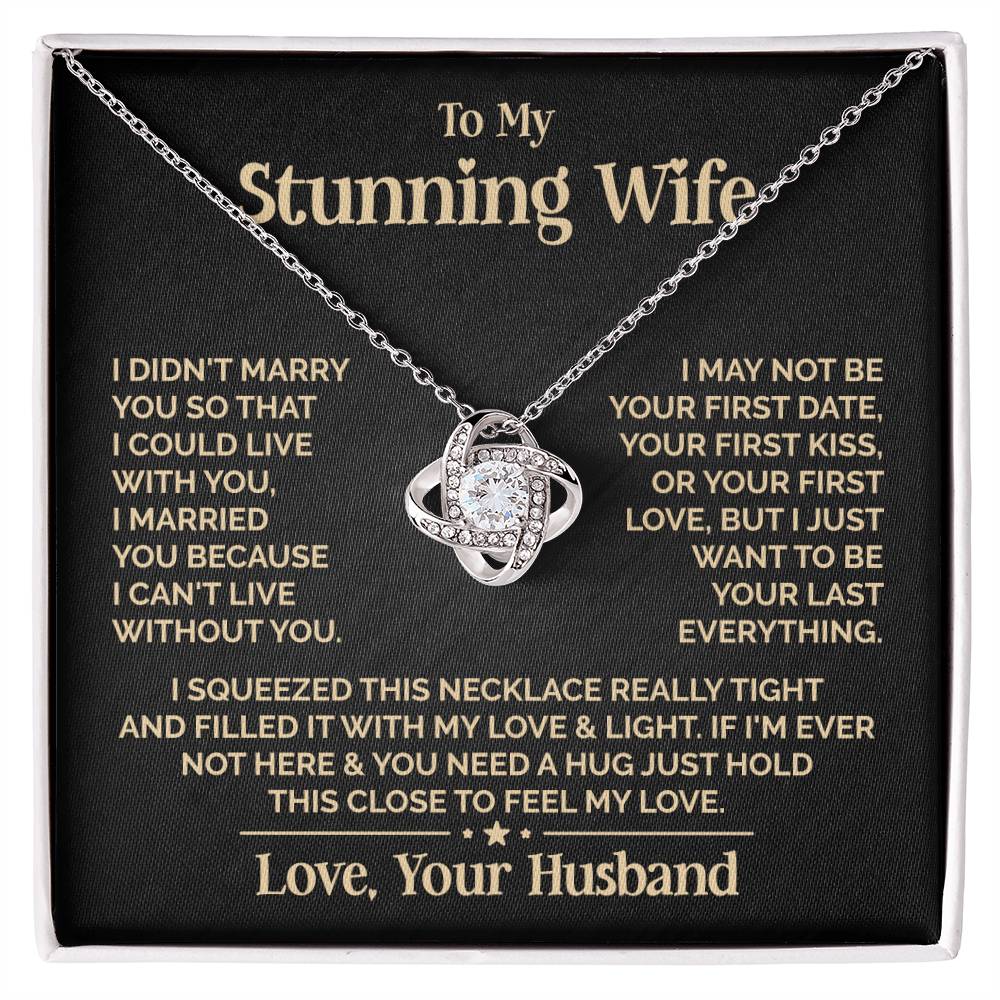 Stunning Wife - Vesta Knot Necklace Love Knot Necklace